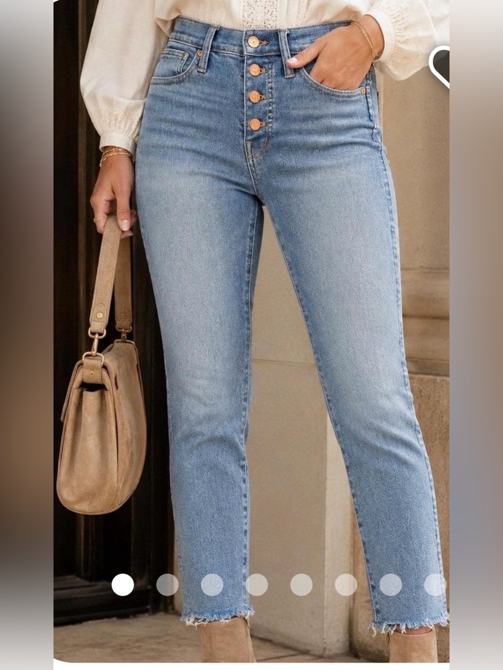 Madewell 9” High-Rise Skinny Jeans | Size 29 | Light Wash
